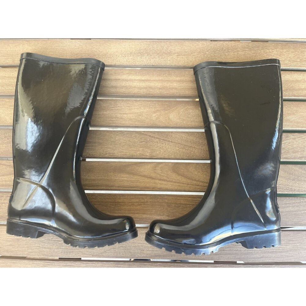 Columbia Women's Downpour Rubber Rain Boots Black Size 6M Waterproof NEW - Picture 9 of 12